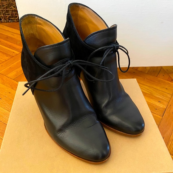 Sezane Shoes - Sezane Low Hunter Boot Black